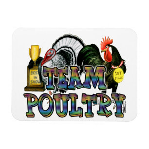 Team Poultry Magnet
