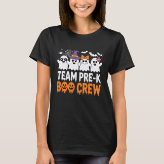 Team Pre-K Boo Crew Süße Halloween-Geister Für Tea T-Shirt