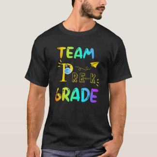Team Pre-K Lehrer zurück zur Schule für Studentenl T-Shirt