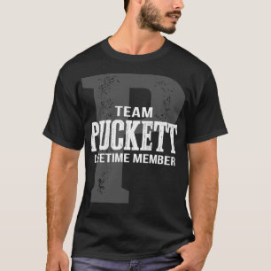 Team PUCKETT Lifetime Mitglied T-Shirt