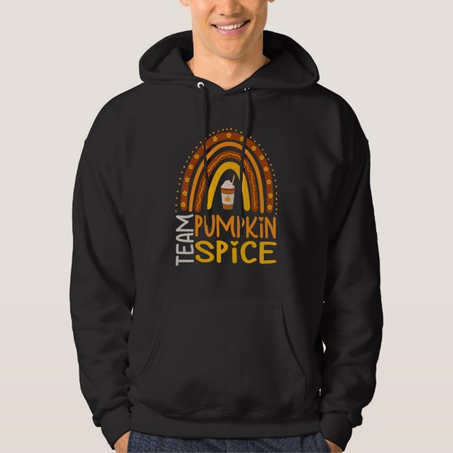 Team Pumpkin Spice Latte   For Fall Season Coffee  Hoodie (Vorderseite)