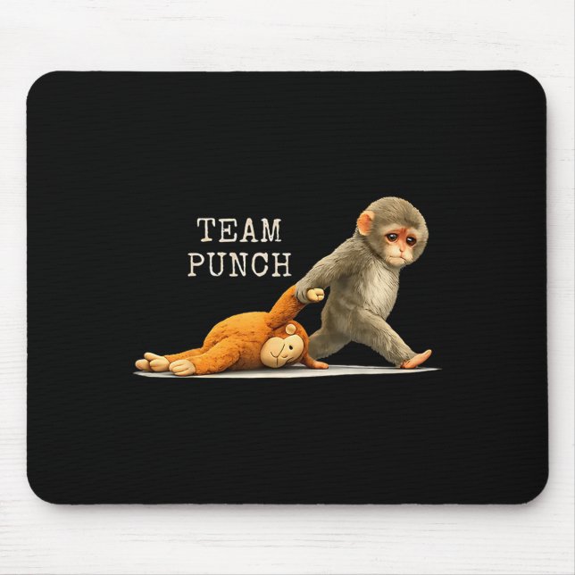 Team Punch - Baby-Affen-Schlag  Mousepad (Vorne)