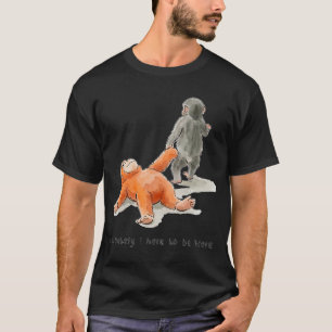 Team Punch Monkey Unterstützertrupp Kunst T-Shirt