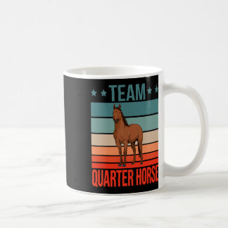 Team Quarter Pferdeziffer Pferdereiten Pferderenne Kaffeetasse