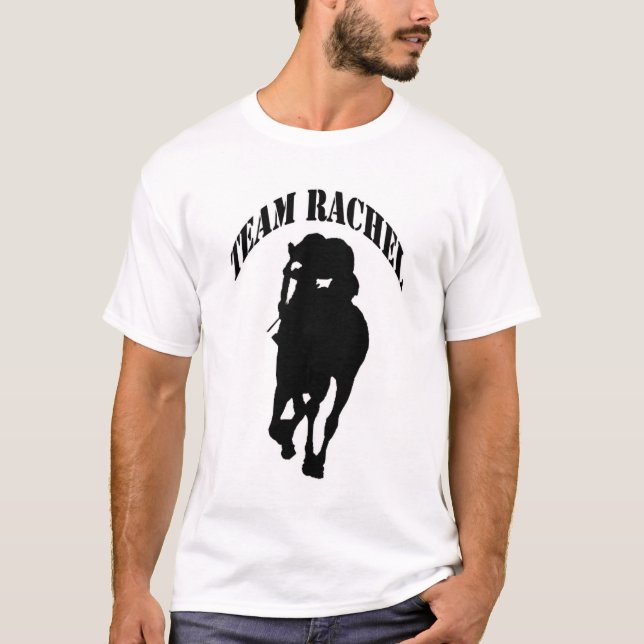 Team-Rachel-Silhouette HOY Front und Rückseite T-Shirt (Vorderseite)