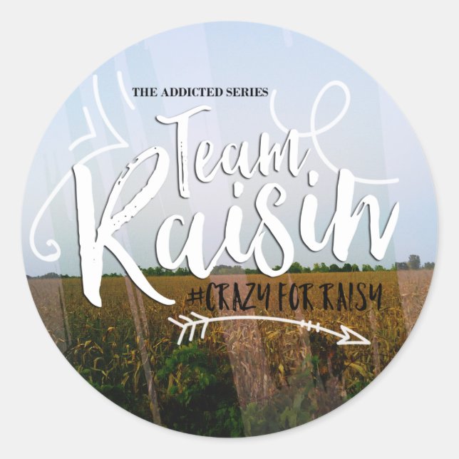 Team Raisin Sticker (Vorderseite)