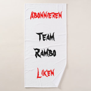  Team Rambo Badehandtuch