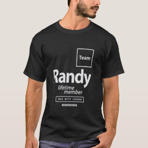 Team Randy Lifetime Member Funny Name Randy T-Shirt