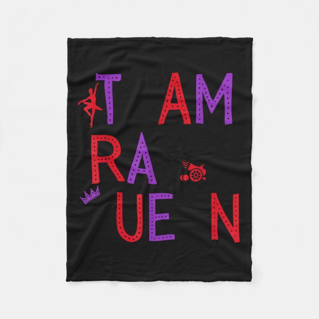 Team Rat Queen Nutcracker Ballet Christmas Womens  Fleecedecke (Vorderseite)