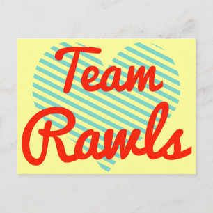 Team Rawls Postkarte