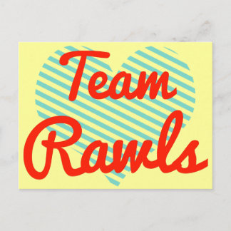 Team Rawls Postkarte