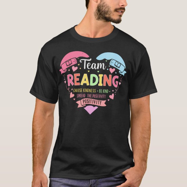 Team Reading Teacher Science Of Reading Literacy C T-Shirt (Vorderseite)