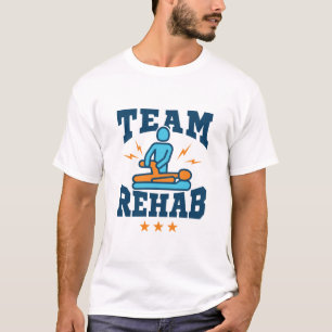 Team Rehab Physikalischer Therapeut Squad Mitarbei T-Shirt