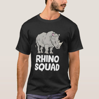 Team Rhino Rhino Squad Liebe Nashorn T-Shirt