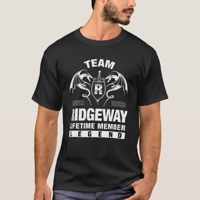 Team Ridgeway Lifetime-Mitglied T-Shirt (Vorderseite)