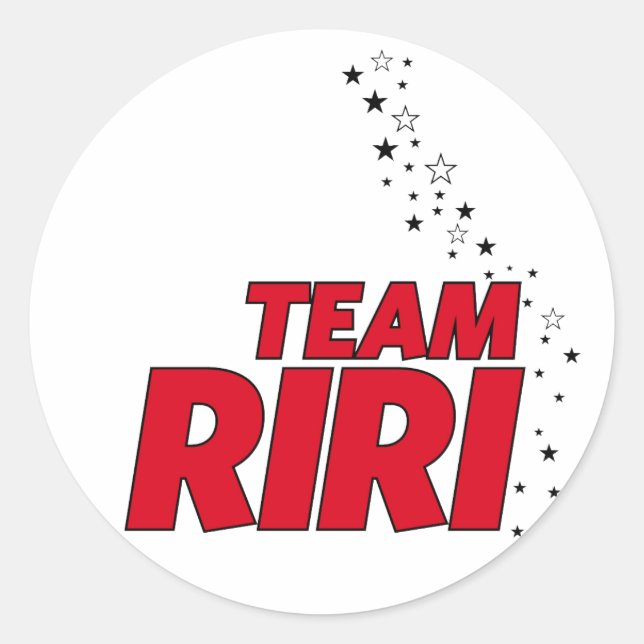 Team RiRi Aufkleber (Vorderseite)