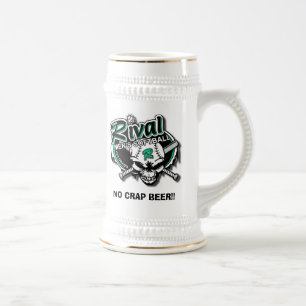 Team-rivalisierender Softball Stein Bierglas