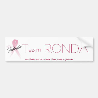 team_ronda, Team RONDA, www.TeamRonda.com oder s… Autoaufkleber