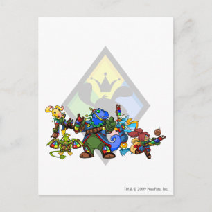 Team Roo Island Group Postkarte