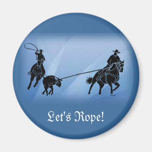 Team Ropers 201 Magnet