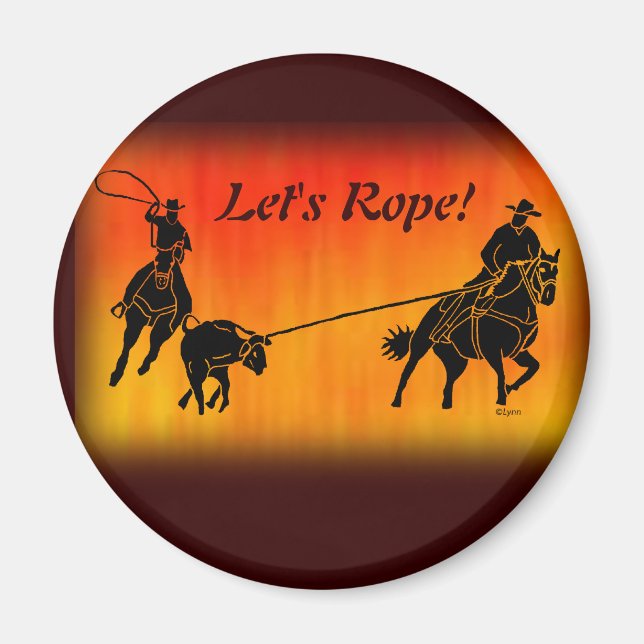 Team Ropers 202 Magnet (Vorne)