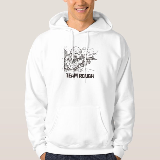 Team Rough Hoodie (Vorderseite)
