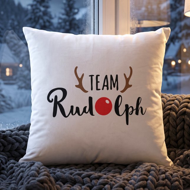 Team Rudolf Weihnachtsangebot Kissen (Von Creator hochgeladen)