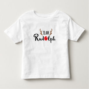Team Rudolph Family Weihnachtsdesign Kleinkind T-shirt