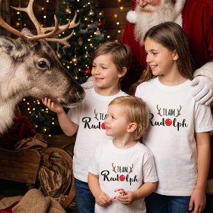 Team Rudolph Family Weihnachtsdesign T-Shirt