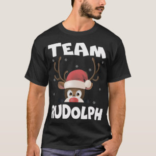 Team Rudolph Funny Xmas Rentier Deer Lover Geschen T-Shirt