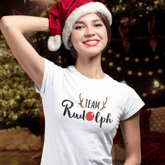 Team Rudolph - Logo des Weihnachtsmanns T-Shirt (Von Creator hochgeladen)