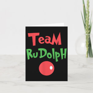 Team Rudolph - Rudolph Das Rote Nasen Rentier Karte