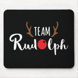 Team Rudolph Weihnachtsmotiv Mousepad