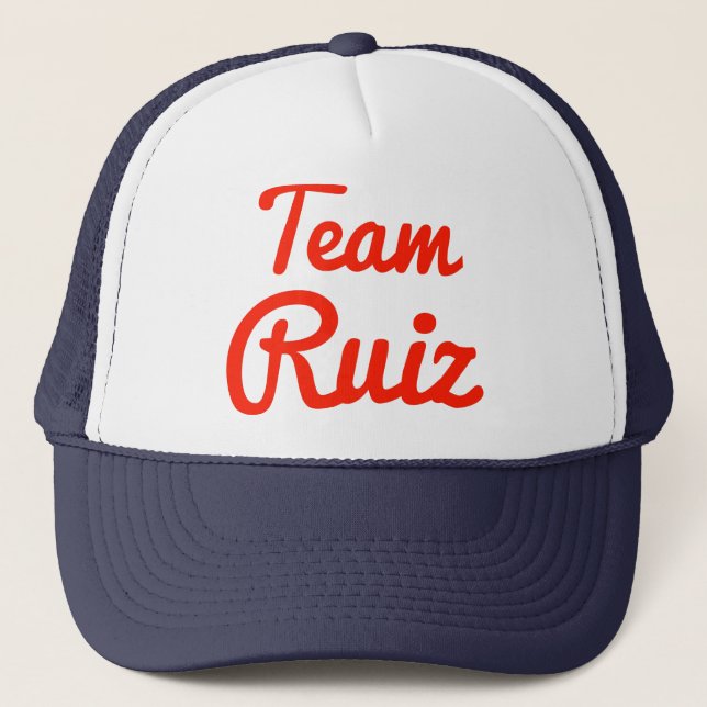 Team Ruiz Truckerkappe (Vorderseite)