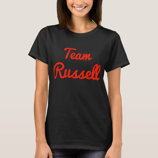 Team Russell T-Shirt (Vorderseite)