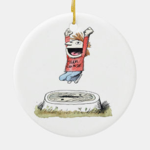 Team-Sackgassen-Verzierung Keramik Ornament