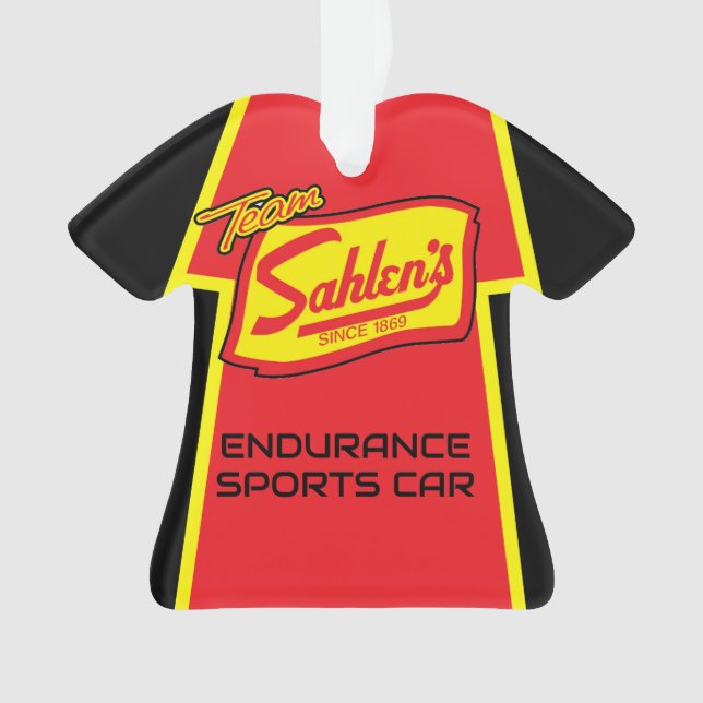 Team Sahlen Crew Uniform Schmuck Ornament (Vorderseite)