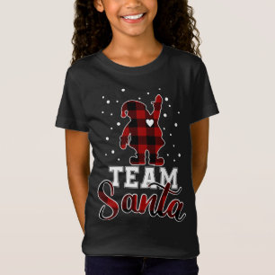 Team Santa Buffalo Karierte Weihnachtsfamilie Matc T-Shirt