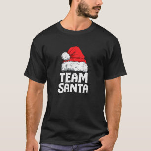 Team Santa Christmas Lights Familie Matching T-Shirt