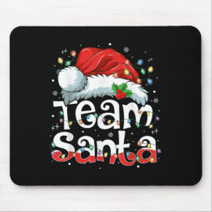 Team Santa Claus Weihnachts-Familien-Matching-Pyja Mousepad