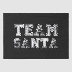 Team Santa Funny Weihnachten Seidenpapier