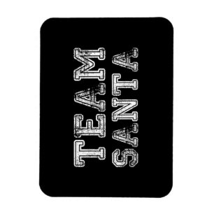 Team Santa Lustiges Weihnachten Magnet