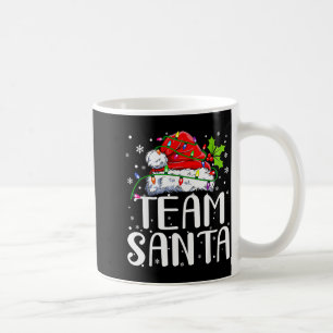 Team Santa Rotkariert Weihnachtsmann Hut Weihnacht Kaffeetasse