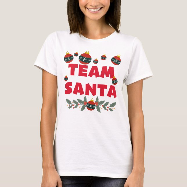 Team Santa T-Shirt (Vorderseite)