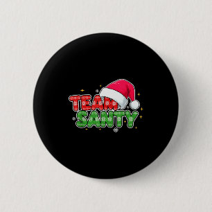Team Santy-Santa Weihnachten, Squad und Familie Button