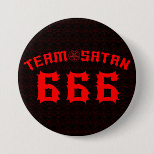 Team Satan 666 Button