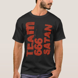Team Satan 666 Vintage Satanischer Okkultismus T-Shirt