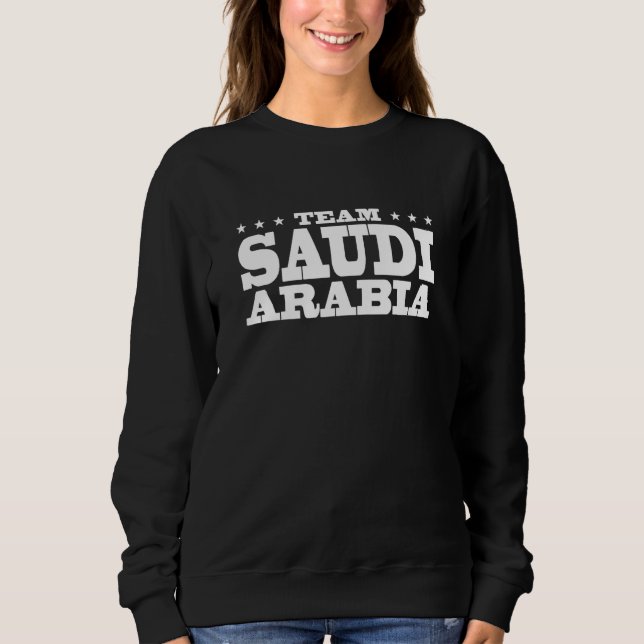 Team Saudi Arabia Citizen Patriotic Country Suppor Sweatshirt (Vorderseite)