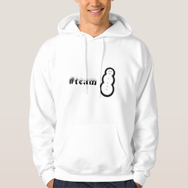 Team-SchneemannHoodie Hoodie (Vorderseite)