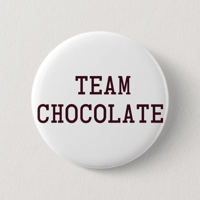 Team-Schokolade Button (Vorderseite)